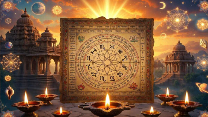 horoscope-today-june-16-202 Horoscope Today June 16 2026 showing all 12 zodiac signs with Tripushkar Yoga and Moon transit in Gemini.