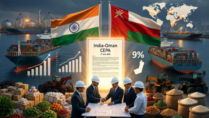 india-oman-cepa-duty-free-t India and Oman begin implementing the Comprehensive Economic Partnership Agreement, expanding trade and investment opportunities.