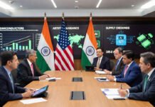 Indian and US officials hold semiconductor and AI talks in Washington focused on supply chains, chip manufacturing, and critical minerals cooperation