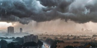 Monsoon clouds gather over New Delhi as IMD issues heavy rain, thunderstorm and heatwave alerts across multiple Indian states