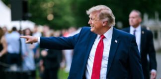 President Donald Trump speaks to reporters about the Iran school missile strike as the deadly Minab school attack remains under investigation.