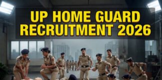 UP Home Guard Recruitment 2026 update showing Home Guard candidates, training activities and recruitment result announcement.