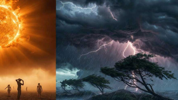 weather-forecast-june-21-20 Rainfall and thunderstorms are expected across several North Indian states as heatwave conditions begin to weaken.