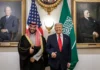 White House Says Trump Expects Saudi Arabia to Normalize Relations With Israel as Nuclear Deal Talks Continue President Donald Trump participates in a bilateral meeting with Crown Prince and Prime Minister Mohammed bin Salman Al Saud of Saudi Arabia