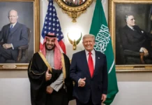 White House Says Trump Expects Saudi Arabia to Normalize Relations With Israel as Nuclear Deal Talks Continue President Donald Trump participates in a bilateral meeting with Crown Prince and Prime Minister Mohammed bin Salman Al Saud of Saudi Arabia