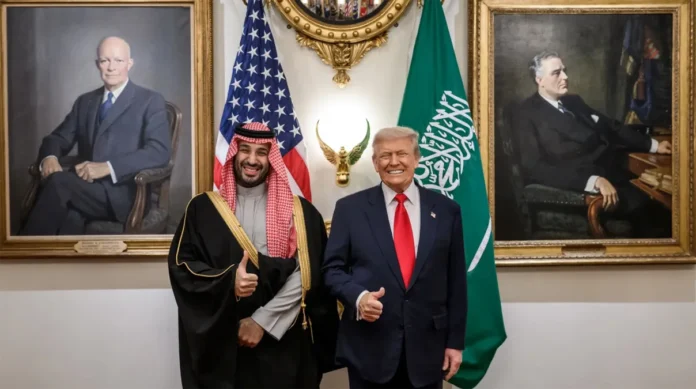President Donald Trump participates in a bilateral meeting with Crown Prince and Prime Minister Mohammed bin Salman Al Saud of Saudi Arabia President Donald Trump participates in a bilateral meeting with Crown Prince and Prime Minister Mohammed bin Salman Al Saud of Saudi Arabia