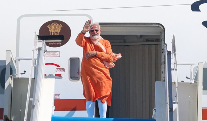 Modi-departed-for-Australia Prime Minister Narendra Modi and Indonesian President Prabowo Subianto inaugurated the Prambanan Temple restoration project before PM Modi departed for Australia.