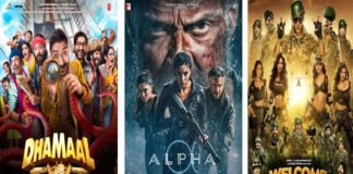 Dhamal 4 led Tuesday's box office, while Alpha and Welcome to the Jungle continued their theatrical runs with collections below ₹1 crore.