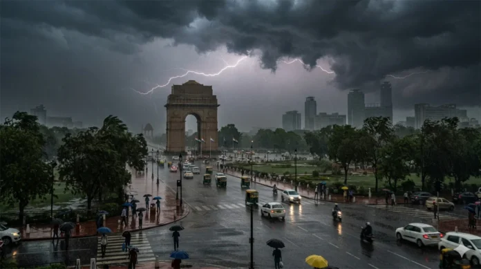 delhi-ncr-weather-forecast-july-28-29-yellow-alert Delhi NCR Weather Forecast: IMD Issues Yellow Alert for July 28–29 as Rain and Thunderstorms Return