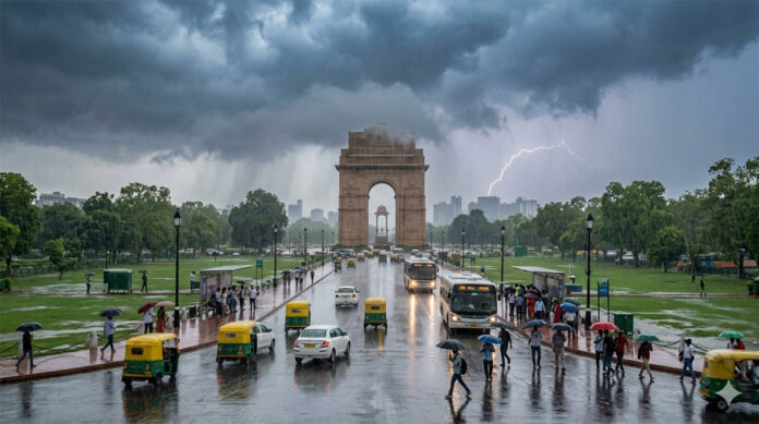 delhi-ncr-weather-update-im Delhi NCR Weather Update: IMD Issues Yellow Alert for Rain, Thunderstorms, and Strong Winds on July 1-2