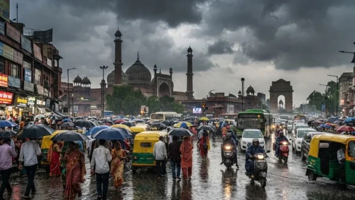 Delhi-NCR Weather Update: Monsoon Becomes Active Again, Rain Brings Relief as IMD Issues Yellow Alert