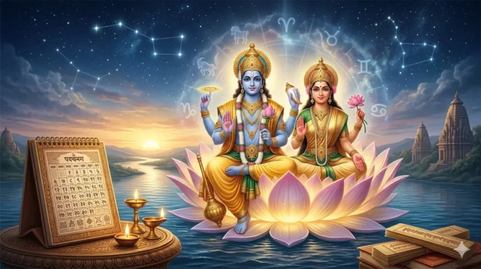 hindu-panchang-july-26-2026-abhijit-muhurat Hindu Panchang July 26, 2026: Abhijit Muhurat from 12:07 PM, Auspicious Day to Worship Lord Vishnu and Goddess Lakshmi