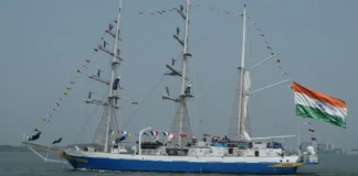 Indian Navy sail training ship INS Sudarshini participated in SAIL 250 and the International Naval Review 250 during America's 250th Independence anniversary celebrations.
