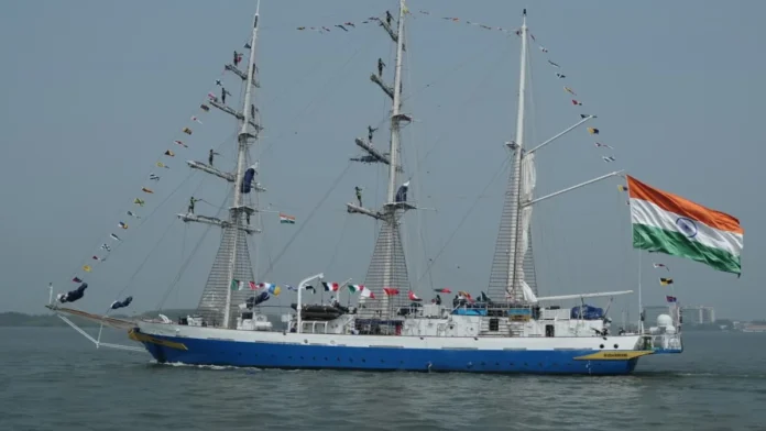 ins-sudarshini-us-visit-india-us-maritime-partnership-2026 Indian Navy sail training ship INS Sudarshini participated in SAIL 250 and the International Naval Review 250 during America's 250th Independence anniversary celebrations.