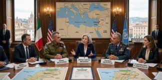 Israeli and Lebanese officials continue US-mediated negotiations in Rome aimed at advancing troop withdrawal and strengthening ceasefire implementation