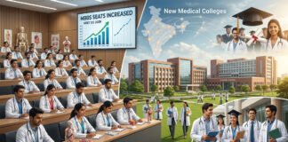 The National Medical Commission has approved 9,911 new MBBS seats and 25 new medical colleges for the 2026–27 academic session.