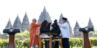 Prime Minister Narendra Modi and Indonesian President Prabowo Subianto inaugurate the ASI-led Prambanan Temple Restoration project at the UNESCO World Heritage complex in Yogyakarta.
