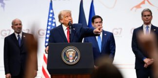 Donald Trump announces reversal of the proposed 20% Hormuz Strait tariff while promoting Gulf investment agreements.