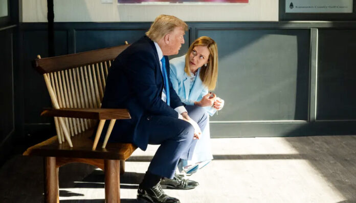 trump-meloni-dispute-nato-s Donald Trump and Giorgia Meloni are expected to attend the NATO Summit following renewed public exchanges that have drawn international attention.