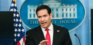 The Trump administration announced expanded visa restrictions aimed at foreign nationals accused of supporting designated violent organizations during an international counterterrorism meeting.