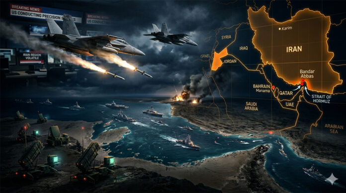The United States launched fresh military strikes on Iranian targets while Iran claimed retaliatory attacks against US military facilities in Bahrain and Jordan. The United States launched fresh military strikes on Iranian targets while Iran claimed retaliatory attacks against US military facilities in Bahrain and Jordan.