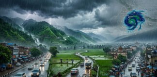 The India Meteorological Department has forecast widespread rainfall, thunderstorms, and strong winds across several northern Indian states on July 16, 2026.