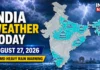 India Weather Today, August 27: Heavy Rain Warning for UP, MP, Bihar, Odisha, Kerala; Flash-Flood Risk in Several Districts