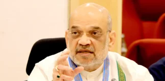 Union Home Minister Amit Shah during a Parliament session ahead of the proposed FCRA Amendment Bill debate
