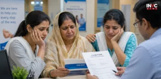 Family reviewing bank documents after an account holder’s death in India