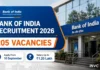 Bank of India Recruitment 2026: 205 Officer Vacancies Announced, Applications Begin September 10; Salary Up to ₹1.20 Lakh