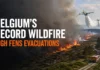 Belgium’s Largest Wildfire Burns 2,700 Hectares in High Fens, Forces 600 Evacuations