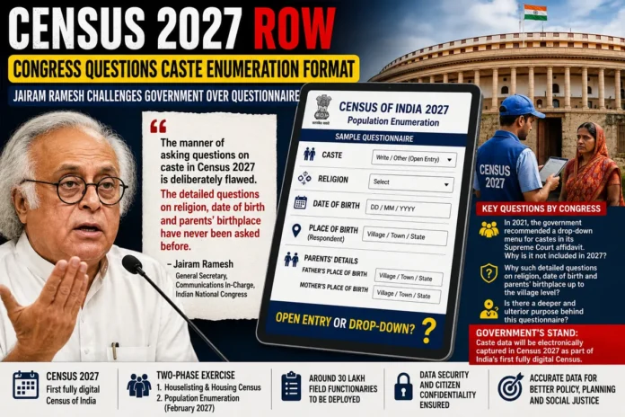 census-2027-caste-questions-congress-jairam-ramesh-row