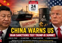 China Warns US of Retaliation Over Iran Sanctions as Trump-Xi Summit Nears
