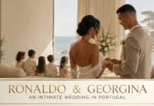 Cristiano Ronaldo and Georgina Rodriguez Reveal Intimate Portugal Wedding as Soccer Icon Hints at Retirement Cristiano Ronaldo Georgina Rodriguez wedding at their private home in Cascais, Portugal