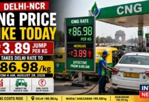 Delhi-NCR CNG Price Hike Today: ₹3.89 Jump Takes Delhi Rate to ₹86.98/kg as Commuters Face Higher Travel Costs