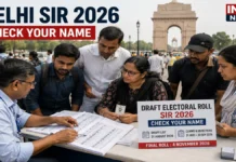 Delhi SIR 2026 Draft Voter List Today: 47.7 Lakh Names May Be Missing — Check Your Name Before September 30 Delhi SIR 2026 draft voter list August 31 with voters checking names in electoral roll