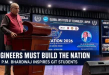 Dr. PM Bhardwaj Urges Engineering Students to Become Nation-Builders Through Innovation