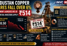 Hindustan Copper Shares Fall Over 6%: Government OFS at ₹514 — Should Retail Investors Apply?