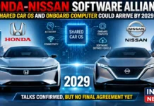 Honda-Nissan Alliance Roars Back: Shared Car OS and Onboard Computer Could Reach New Cars by 2029