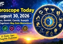Horoscope Today, August 30, 2026: Taurus, Gemini, Cancer, Scorpio and Capricorn May Gain Momentum