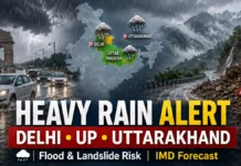 Delhi-UP to Uttarakhand Brace for More Heavy Rain; IMD Warns of Intense Showers, Flood and Landslide Risk