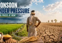 India’s Weakest Monsoon Since 2009? What a 15% Rain Deficit Could Mean for Rice, Pulses, Wheat and Food Prices
