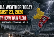 India Weather Today, August 23: Very Heavy Rain to Pound Odisha, Chhattisgarh; IMD Issues Alerts Across Several States