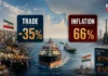Iran Economy Squeezed: Trade Plunges 35%, Inflation Hits 66% as US Tightens Sanctions and Hormuz Traffic Slumps