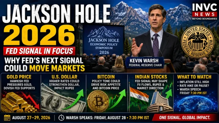 Jackson Hole 2026 – Fed Signal, Gold, Bitcoin and Indian Stocks