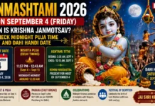Janmashtami 2026 on September 4: Check Midnight Puja Time, Fast and Dahi Handi Date