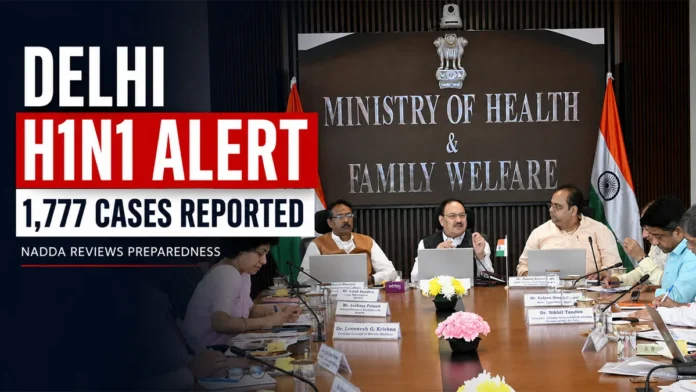 JP Nadda Reviews Delhi H1N1 Preparedness Amid 1,777 Cases