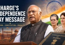 Kharge’s Independence Day Message Puts Constitution, Equality and Hope at Center Stage