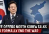 Lee Jae Myung Offers North Korea Direct Talks to Formally End Korean War