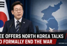 Lee Jae Myung Offers North Korea Direct Talks to Formally End Korean War